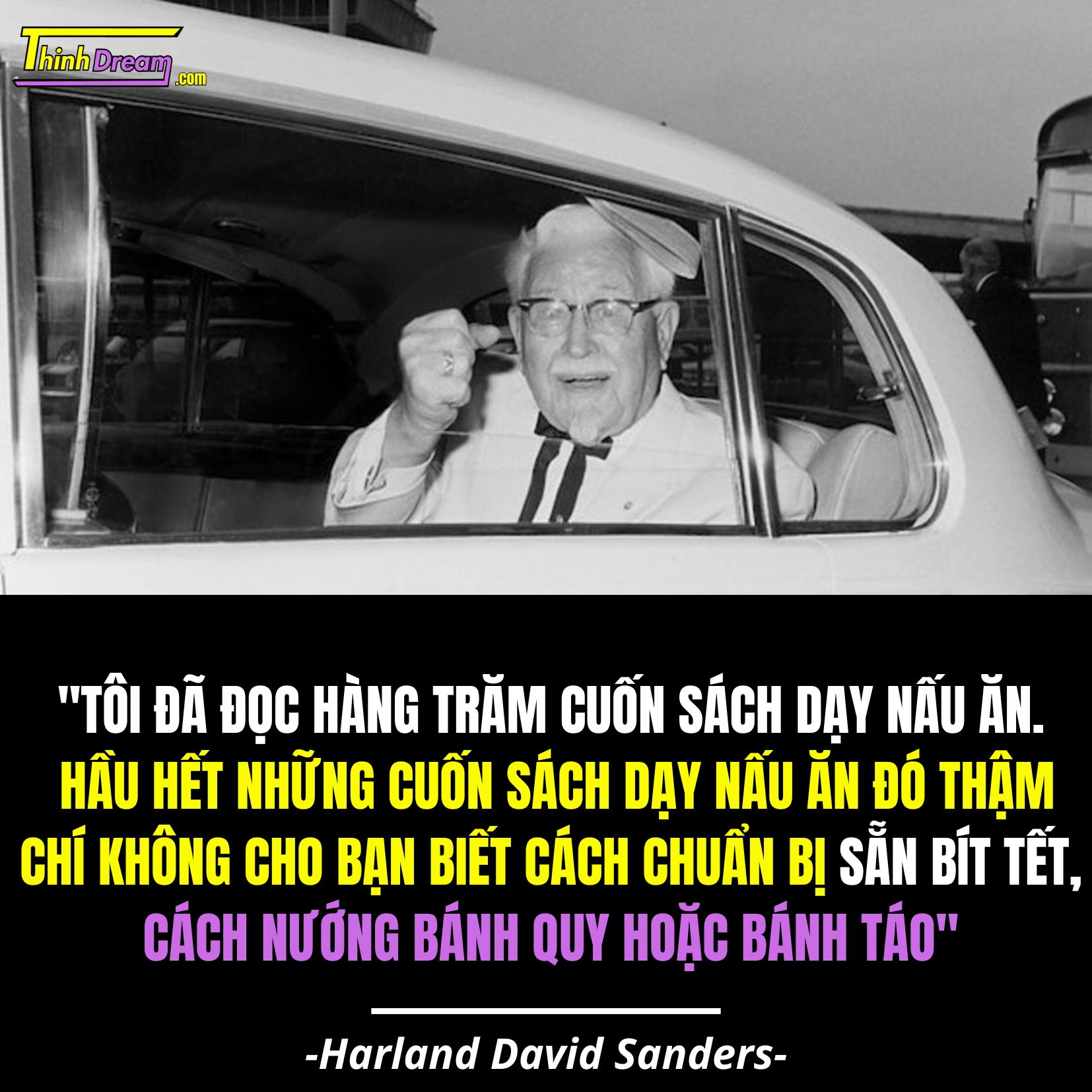 Tôi đã đọc hàng trăm cuốn sách dạy nấu ăn. Hầu hết những cuốn sách dạy nấu ăn đó thậm chí không cho bạn biết cách chuẩn bị sẵn bít tết, cách nướng bánh quy hoặc bánh táo